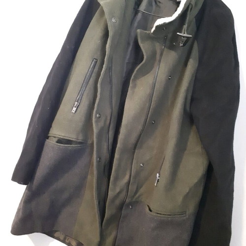 H&M coat black size S 36 8 like new