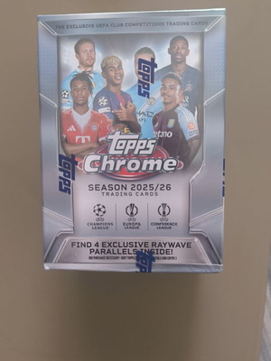 Topps UCC Chrome 25-26 trading cards καινούργιο, factory sealed