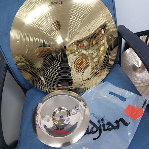 Zildjian China Oriental FX Trash 10" and Ride 20" cymbals new