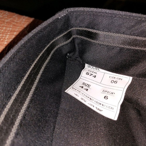 Suit trousers with label no 44 slim gray