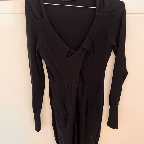 All Saints wool dress like new, black