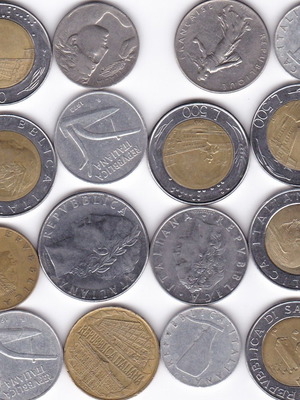 Italian coins used