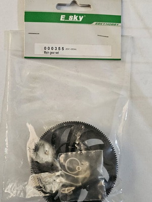 E-Sky EK1-0534 Main Gear Set for RC Helicopter, like new