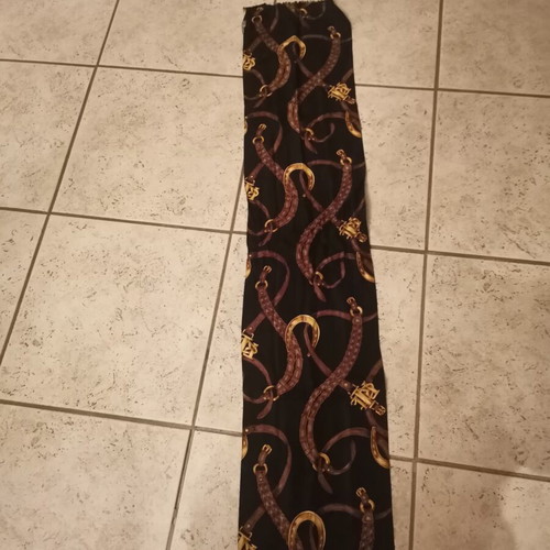 Ralph Lauren scarf, black, 150x30 cm