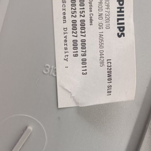 Philips 32'' TV Boards Set used with cables and speakers