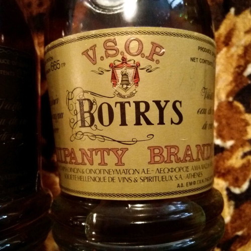 Brandy Botrys 50 years aged, 3 bottles, like new