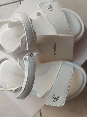 White Calvin Klein no23 sandals new