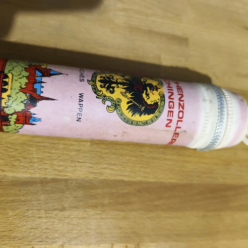 Vintage collectible pencil case used from Germany