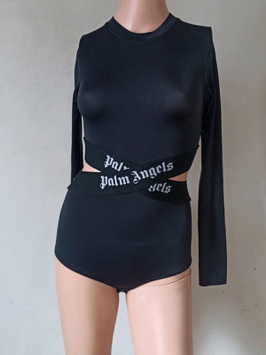 Palm Angels bodysuit black like new, size XS