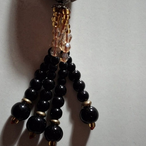 Boho necklace wooden like new