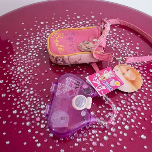 Barbie set of 2 children's bags like new, fabric and plastic with light