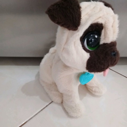 FurReal Friends Pug Husbro interactive dog like new