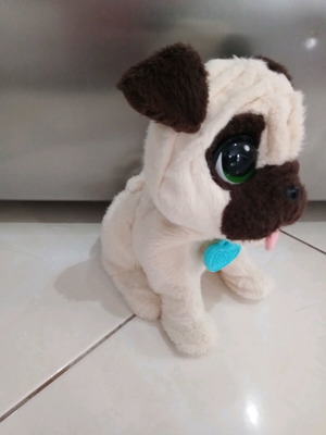 FurReal Friends Pug Husbro interactive dog like new