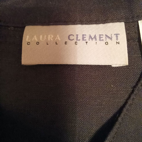 Black linen shirt with silver details La Redoute Collections new