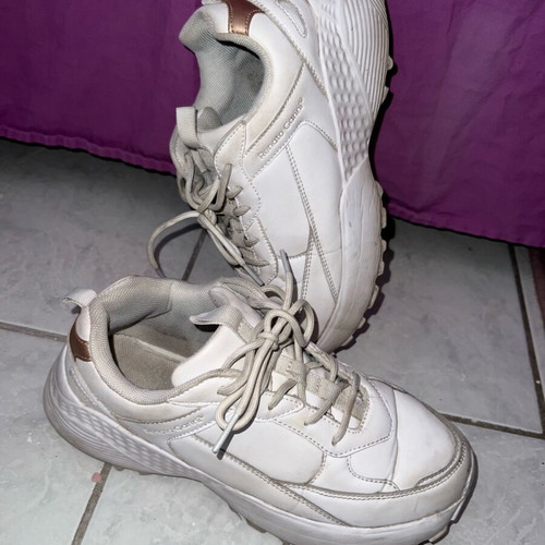 Renato Garini white athletic shoes used