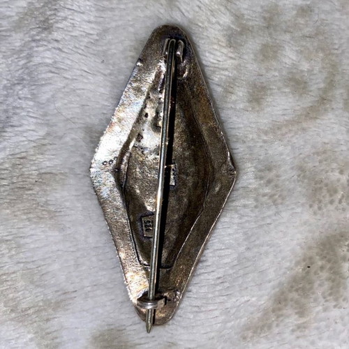 Silver pin vintage used