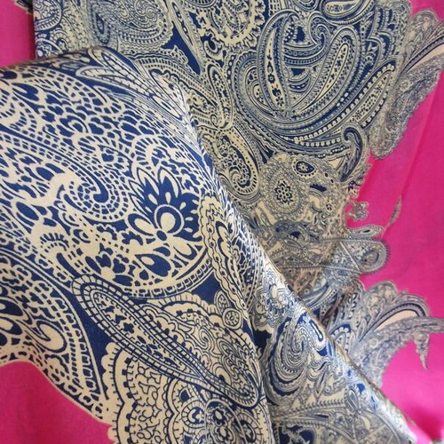 Silk fabric new, 3 meters, beautiful color combination