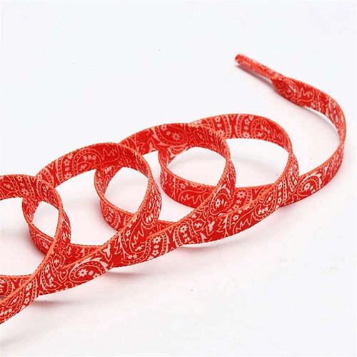 Bandana shoelaces Red Blood new, polyester, 120 cm