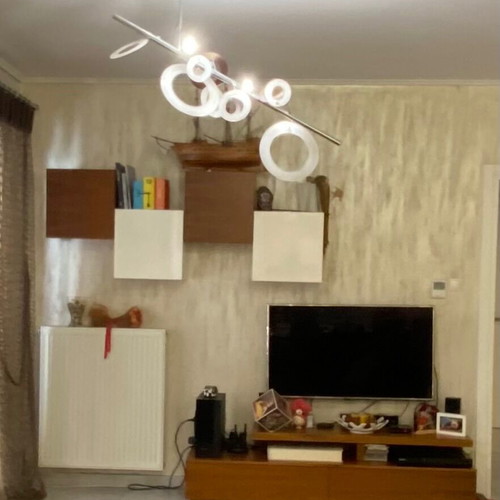 TV Composition Walnut with White Lacquer like new