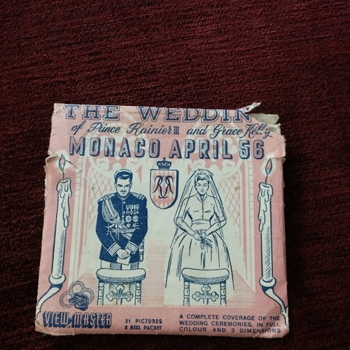 View-Master pack The Wedding of Prince Rainier and Grace Kelly used