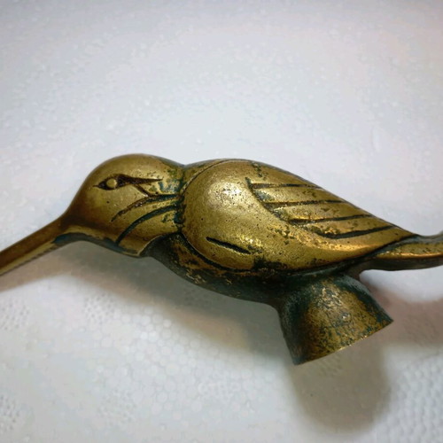 Brass decorative bird used