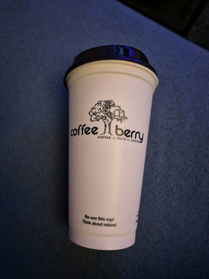 Plastic coffee cup new