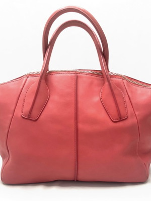 Дамска чанта Tod’s D Bag от коралова кожа употребявана