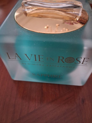 La Vie en Rose "Sapphire" cream jar used, excellent condition