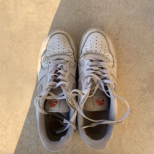 Nike Air Force 1 Low sneakers used, white, size 43