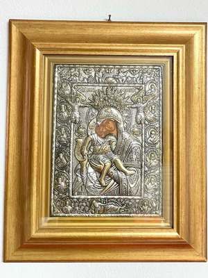 Holy Icon Axion Esti Gold And Silver Plated Like New