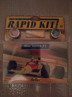 McLaren F1 Rapid Kit μοντελισμού καινούργιο, Heller, 1/43