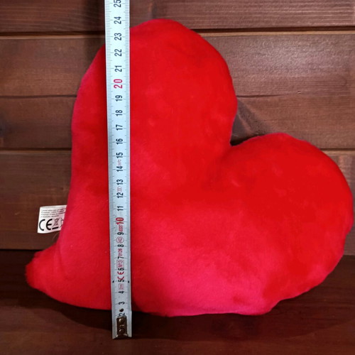 Vintage heart plush radio new