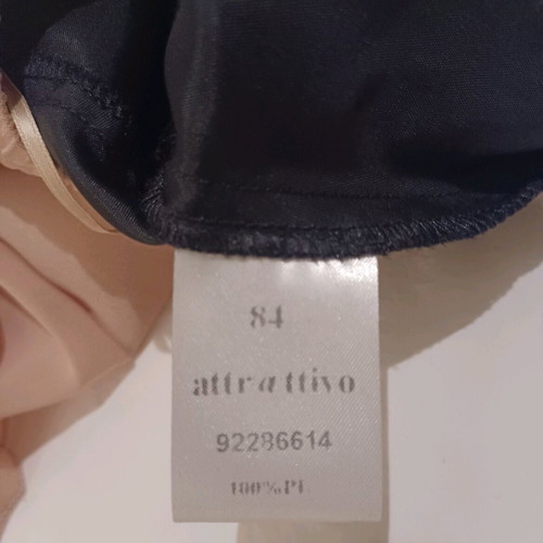 Attrattivo mini skirt like new, dusty pink, size Small with lace