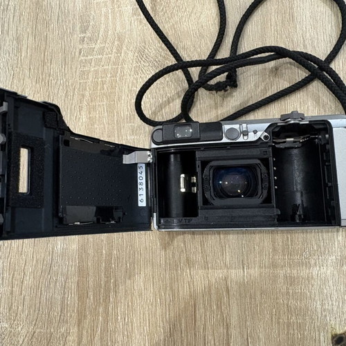 Konica Lexio 70 35mm film camera used with zoom lens