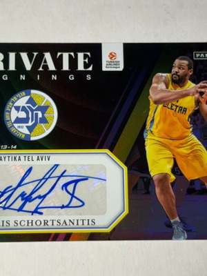 Sofoklis Schortsanitis 2024-25 Donruss EuroLeague Private Signings Auto σαν καινούργιο