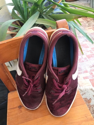 Nike sneakers used leather suede size 45