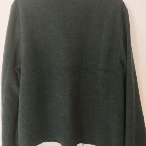 Zara velour blouse used with pearls size S green