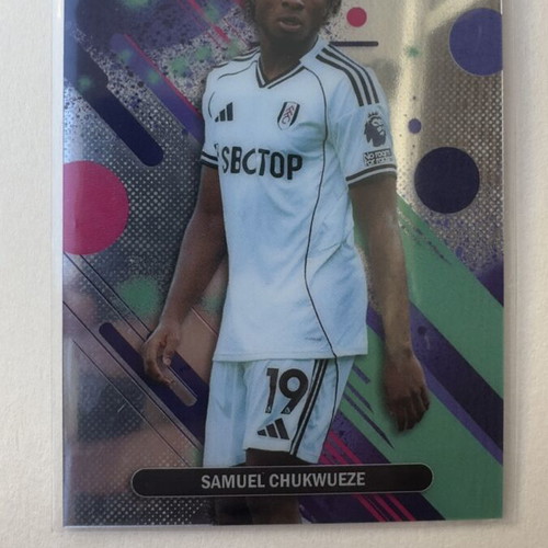 Samuel Chukwueze Topps Finest EPL 2025/26 card like new