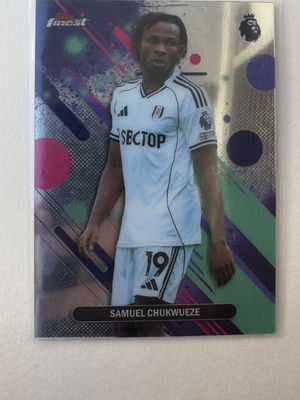Samuel Chukwueze Topps Finest EPL 2025/26 card like new