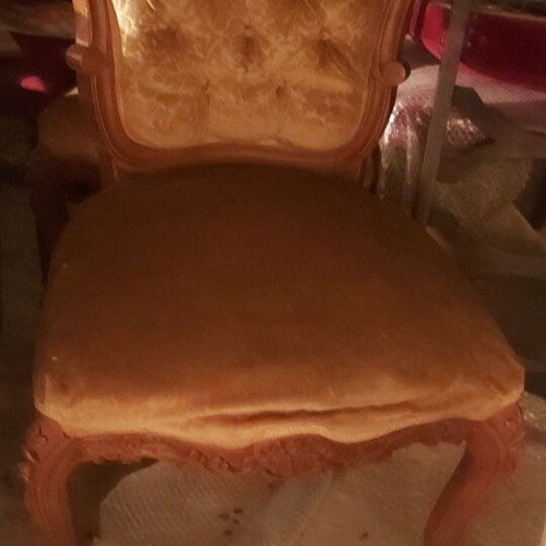 Carved chair, handmade, set of 2