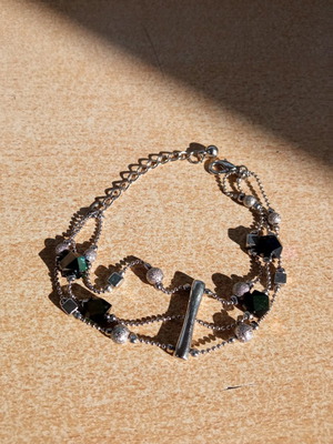 Bracelets used, set of 7 pieces