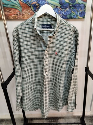 Vintage πουκάμισο Ralph Lauren, κατασκευασμένο στις ΗΠΑ, 100% βαμβάκι, μέγεθος XL/XXL