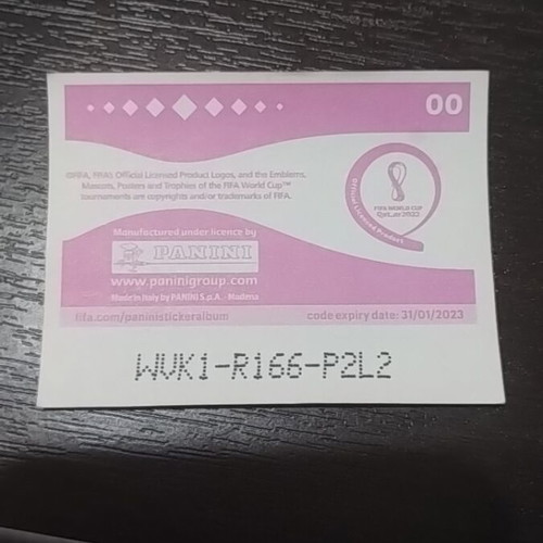 Panini stickers FIFA World Cup Qatar 2022 καινούργια, αριθμός 00, σετ 3 τεμαχίων