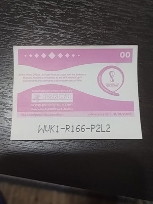 Panini stickers FIFA World Cup Qatar 2022 καινούργια, αριθμός 00, σετ 3 τεμαχίων