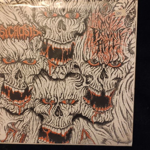Singles 7'' μεταχειρισμένα: Psychosis My Private Hell πολύχρωμο, Excavation μαύρο