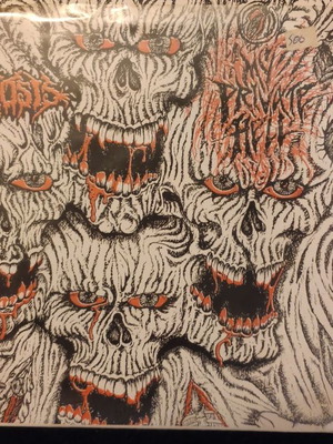 Singles 7'' μεταχειρισμένα: Psychosis My Private Hell πολύχρωμο, Excavation μαύρο