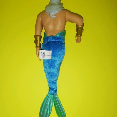 Disney Triton doll used, large size 32 cm