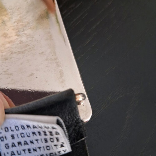Dolce & Gabbana vintage leather belt with silver buckle, like new, 110 cm
