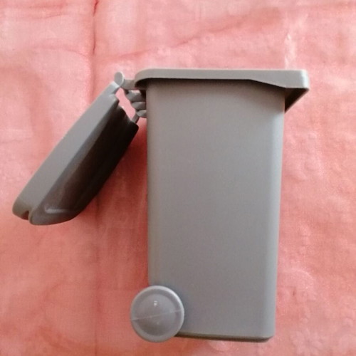 Mini plastic storage bin gray Good Vibes 0.48lt like new