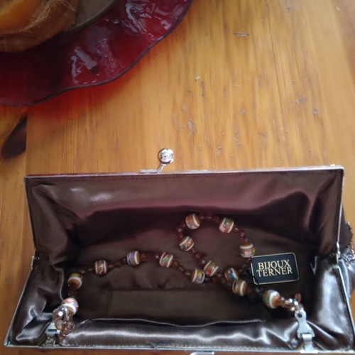 Evening satin handbag new